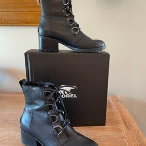 Sorel Women's Cate Lace Bootie Waterproof Leather